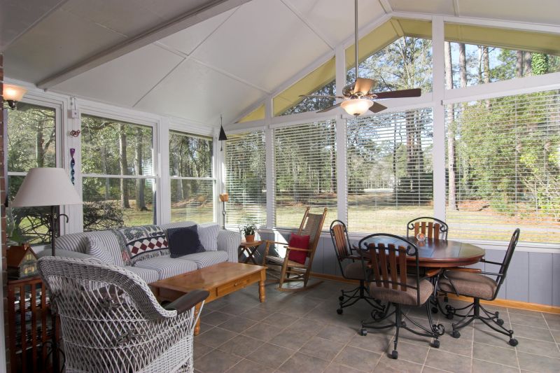 Sunroom with New Windows